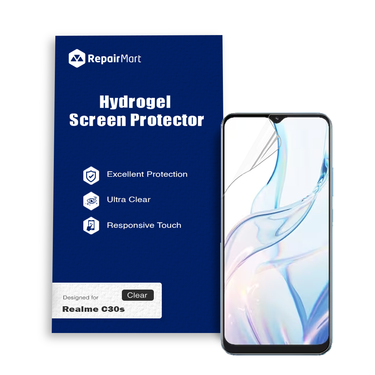 Realme C30s Compatible Premium Hydrogel Screen Protector With Full Coverage Ultra HD